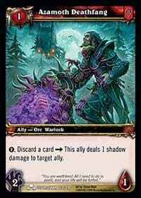 Azamoth Deathfang - Scourgewar - WoW card