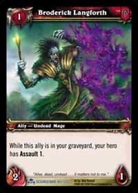 Broderick Langforth - Scourgewar - WoW card
