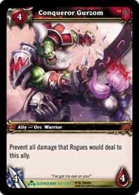 Conqueror Gurzom - Scourgewar - WoW card