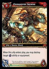Conqueror Jarano - Scourgewar - WoW card