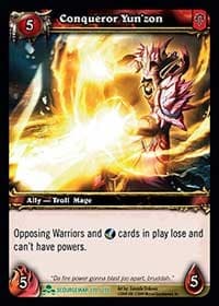 Conqueror Yun'zon - Scourgewar - WoW card