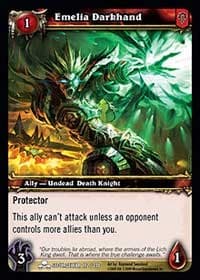 Emelia Darkhand - Scourgewar - WoW card
