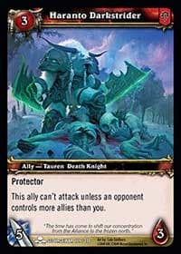 Haranto Darkstrider - Scourgewar - WoW card