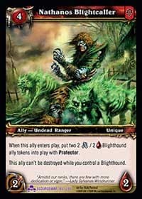 Nathanos Blightcaller - Scourgewar - WoW card