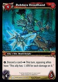 Rukdara Dreadhand - Scourgewar - WoW card