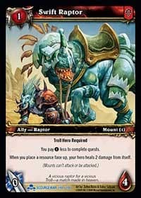 Swift Raptor - Scourgewar - WoW card