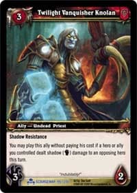 Twilight Vanquisher Knolan - Scourgewar - WoW card