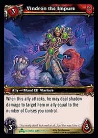 Vindron the Impure - Scourgewar - WoW card