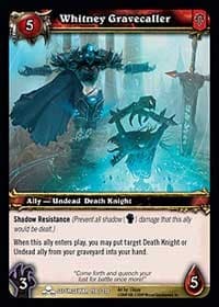 Whitney Gravecaller - Scourgewar - WoW card
