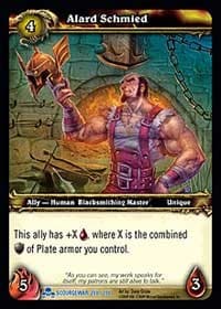 Alard Schmied - Scourgewar - WoW card