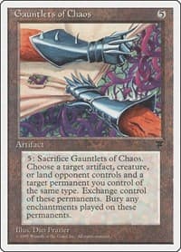 Gauntlets of Chaos - Chronicles - Magic: The Gathering card