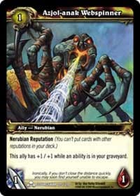 Azjol-anak Webspinner - Scourgewar - WoW card