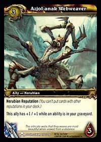 Azjol-anak Webweaver - Scourgewar - WoW card