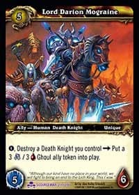 Lord Darion Mograine - Scourgewar - WoW card