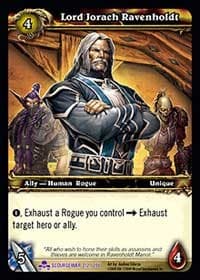 Lord Jorach Ravenholdt - Scourgewar - WoW card