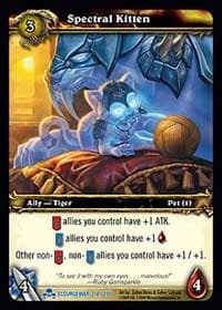Spectral Kitten - Scourgewar - WoW card