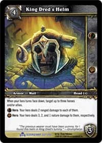King Dred's Helm - Scourgewar - WoW card