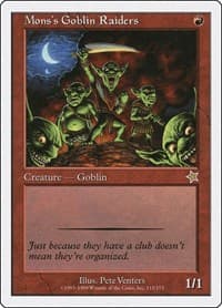 Mons's Goblin Raiders - Starter 1999 - Magic: The Gathering card