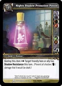 Mighty Shadow Protection Potion - Scourgewar - WoW card