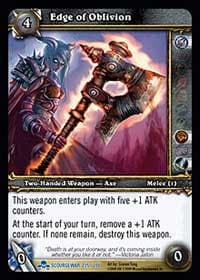 Edge of Oblivion - Scourgewar - WoW card
