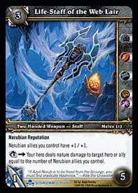 Life-Staff of the Web Lair - Scourgewar - WoW card