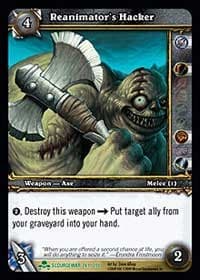 Reanimator's Hacker - Scourgewar - WoW card