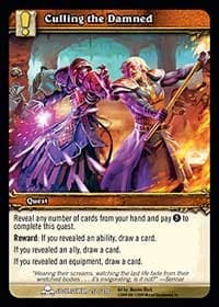 Culling the Damned - Scourgewar - WoW card