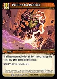 Defiling the Defilers - Scourgewar - WoW card