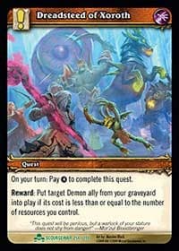 Dreadsteed of Xoroth - Scourgewar - WoW card