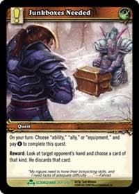 Junkboxes Needed - Scourgewar - WoW card
