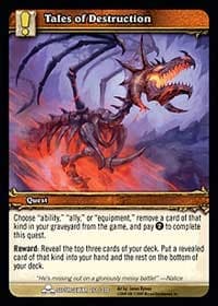 Tales of Destruction - Scourgewar - WoW card