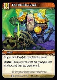 The Restless Dead - Scourgewar - WoW card