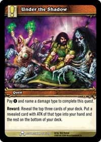 Under the Shadow - Scourgewar - WoW card