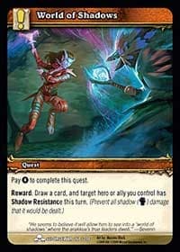 World of Shadows - Scourgewar - WoW card