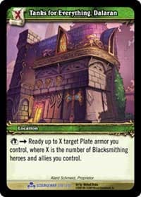 Tanks for Everything, Dalaran - Scourgewar - WoW card