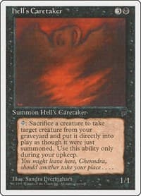 Hell's Caretaker - Chronicles - Magic: The Gathering card