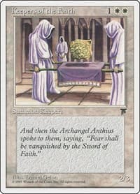 Keepers of the Faith - Chronicles - Magic: The Gathering card