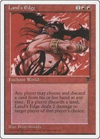Land's Edge - Chronicles - Magic: The Gathering card