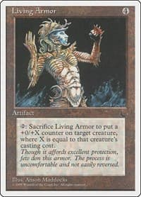 Living Armor - Chronicles - Magic: The Gathering card