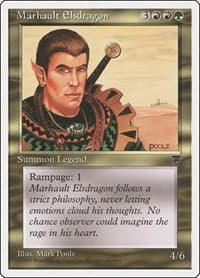 Marhault Elsdragon - Chronicles - Magic: The Gathering card