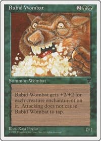 Rabid Wombat - Chronicles - Magic: The Gathering card