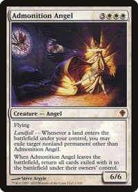 Admonition Angel - Worldwake - Magic: The Gathering card