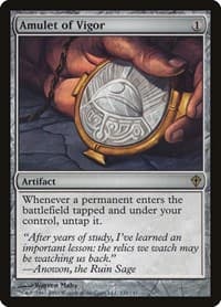 Amulet of Vigor - Worldwake - Magic: The Gathering card