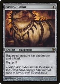 Basilisk Collar - Worldwake - Magic: The Gathering card