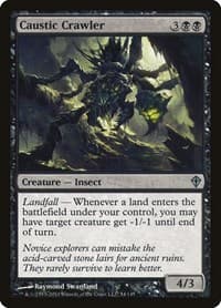 Caustic Crawler - Worldwake - Magic: The Gathering card