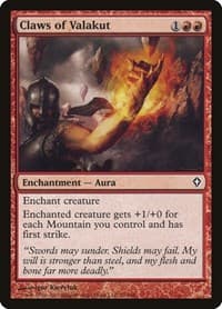 Claws of Valakut - Worldwake - Magic: The Gathering card