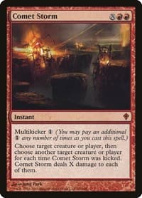 Comet Storm - Worldwake - Magic: The Gathering card