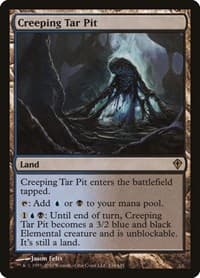 Creeping Tar Pit - Worldwake - Magic: The Gathering card