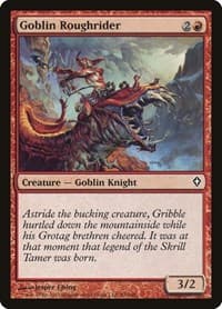 Goblin Roughrider - Worldwake - Magic: The Gathering card