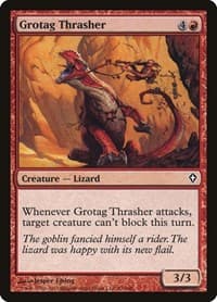 Grotag Thrasher - Worldwake - Magic: The Gathering card